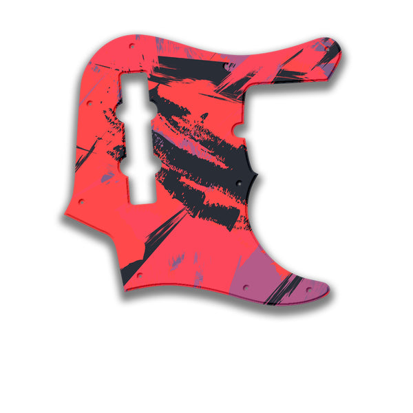 Fender Fender J Bass Deluxe 4 String (pre 2010) Profile Custom Pickguard Scratchplate PAINT Design