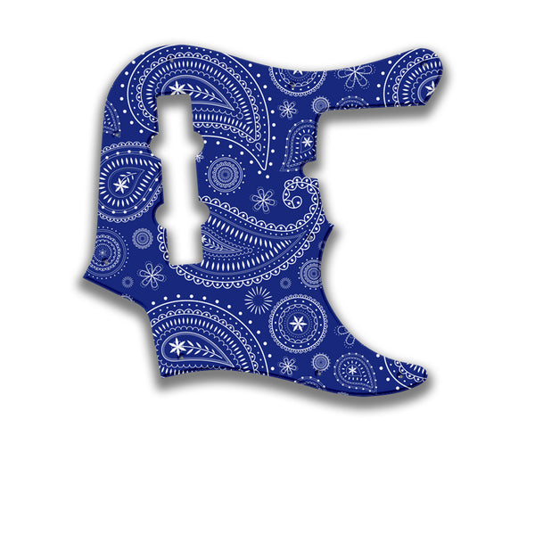 Fender Fender J Bass Deluxe 4 String (pre 2010) Profile Custom Pickguard Scratchplate Paisley Design