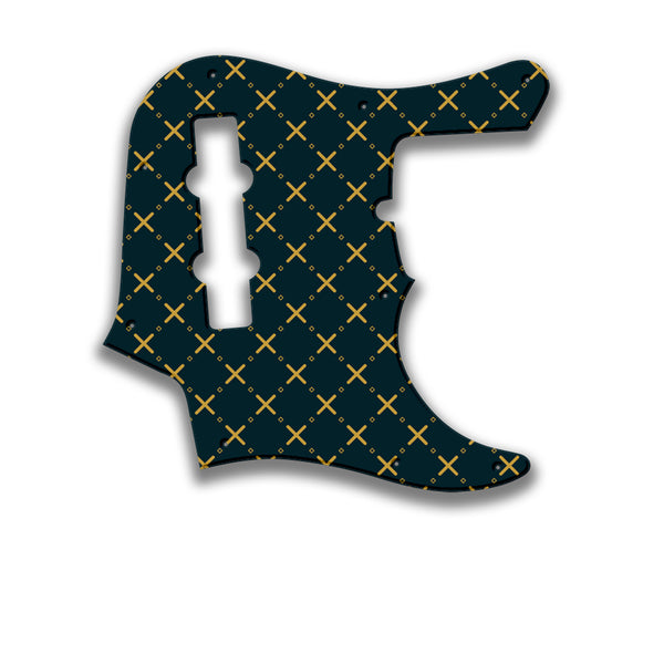 Fender Fender J Bass Deluxe 4 String (pre 2010) Profile Custom Pickguard Scratchplate Pattern Design