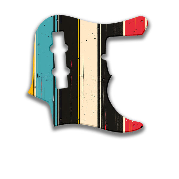 Fender Fender J Bass Deluxe 4 String (pre 2010) Profile Custom Pickguard Scratchplate RETRO Design