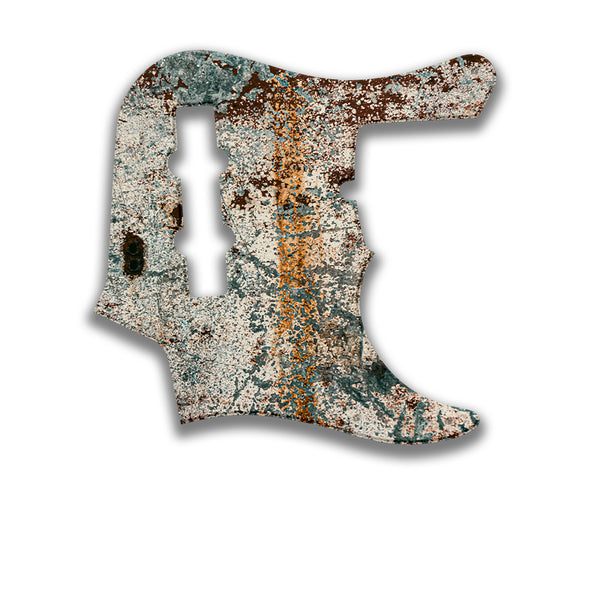 Fender Fender J Bass Deluxe 4 String (pre 2010) Profile Custom Pickguard Scratchplate Rust Design