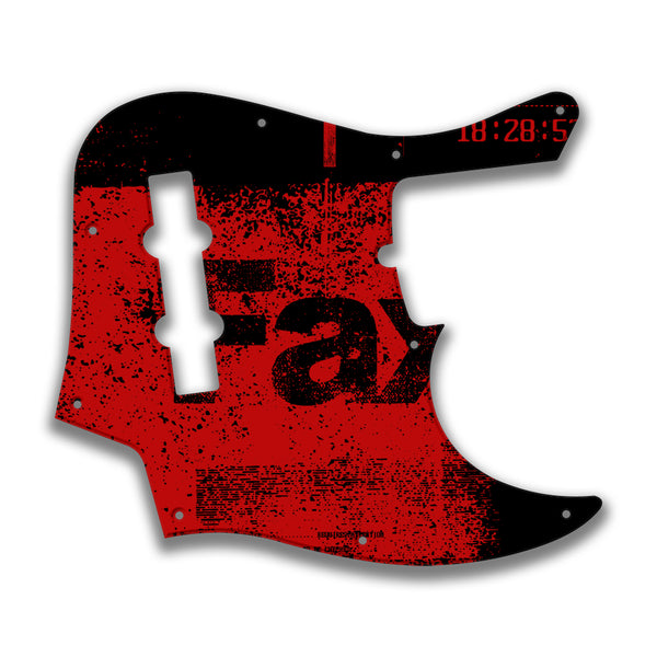 Fender Fender J Bass Deluxe 4 String (2010+) Profile Custom Pickguard Scratchplate ABSTRACT Design