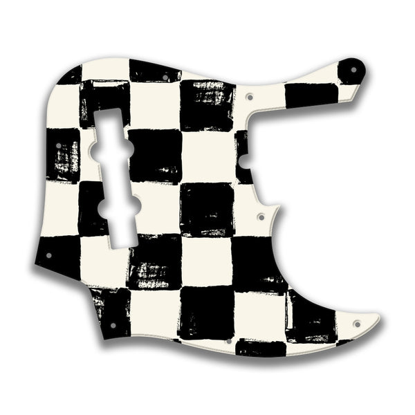 Fender Fender J Bass Deluxe 4 String (2010+) Profile Custom Pickguard Scratchplate CHESS Design