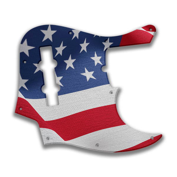 Fender Fender J Bass Deluxe 4 String (2010+) Profile Custom Pickguard Scratchplate Flag Design