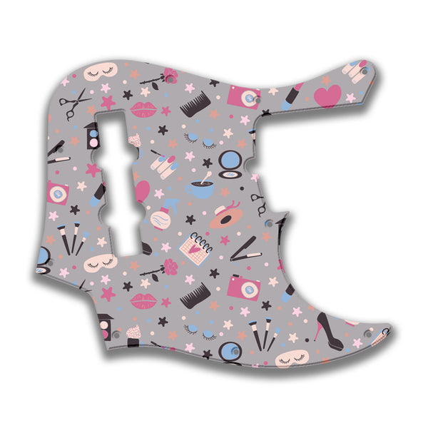 Fender Fender J Bass Deluxe 4 String (2010+) Profile Custom Pickguard Scratchplate GIRLY Design