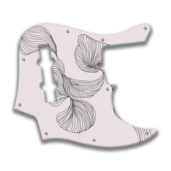 Fender Fender J Bass Deluxe 4 String (2010+) Profile Custom Pickguard Scratchplate Line Design