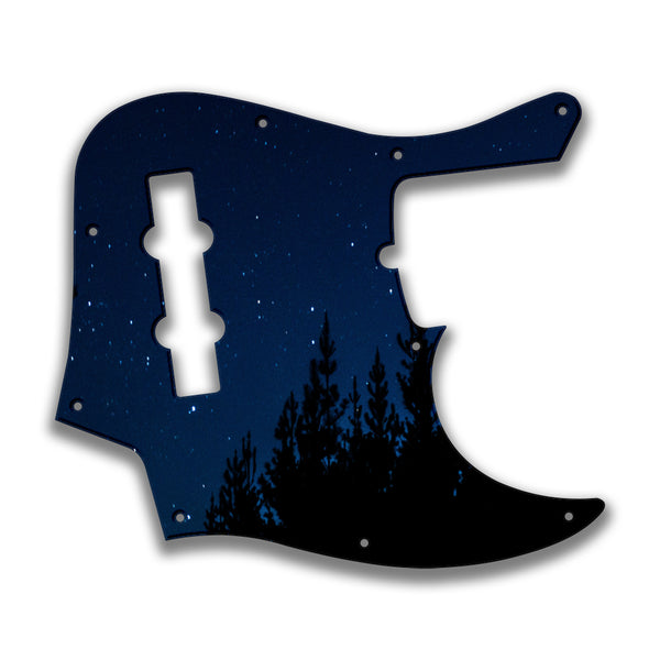 Fender Fender J Bass Deluxe 4 String (2010+) Profile Custom Pickguard Scratchplate NIGHT Design