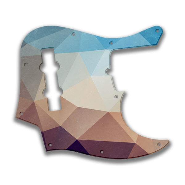 Fender Fender J Bass Deluxe 4 String (2010+) Profile Custom Pickguard Scratchplate POLYGON Design