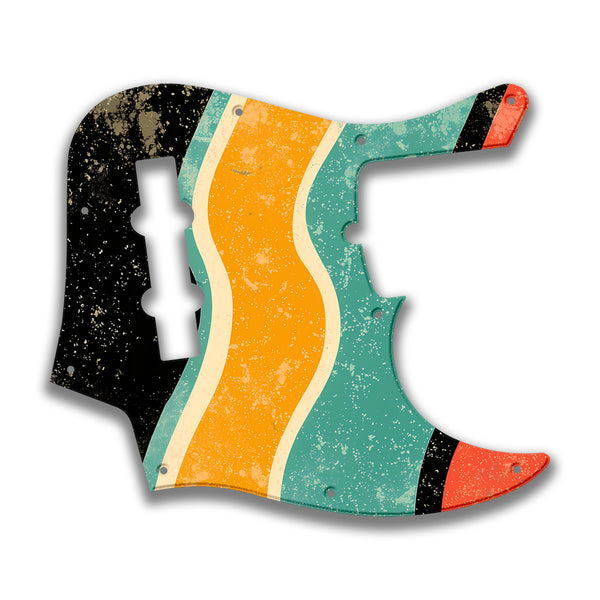 Fender Fender J Bass Deluxe 4 String (2010+) Profile Custom Pickguard Scratchplate RETRO Design