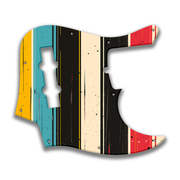 Fender Fender J Bass Deluxe 4 String (2010+) Profile Custom Pickguard Scratchplate RETRO Design