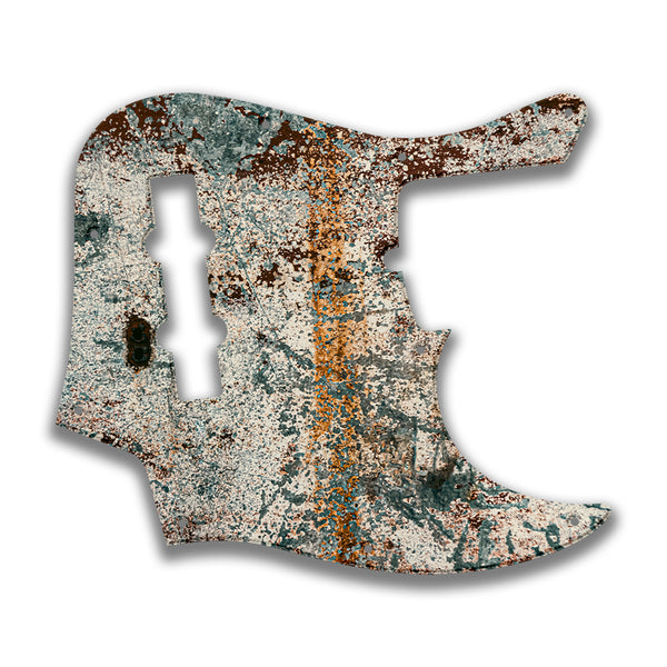 Fender Fender J Bass Deluxe 4 String (2010+) Profile Custom Pickguard Scratchplate Rust Design