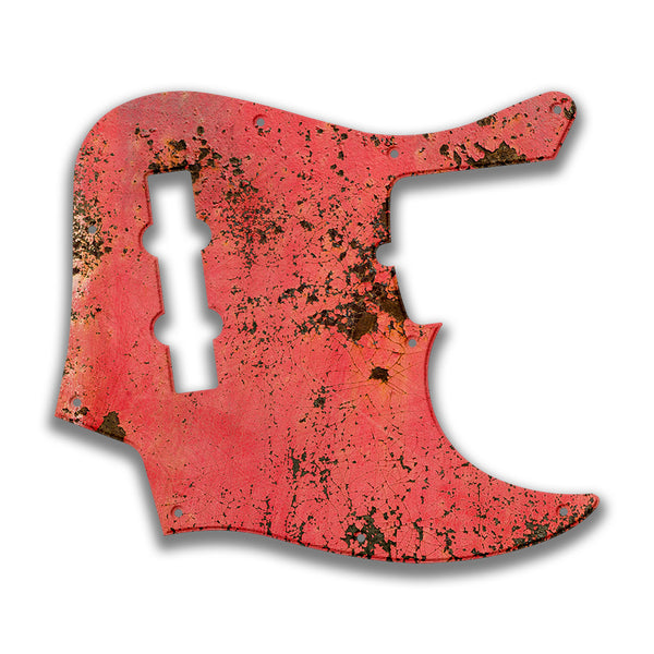 Fender Fender J Bass Deluxe 4 String (2010+) Profile Custom Pickguard Scratchplate Rust Design