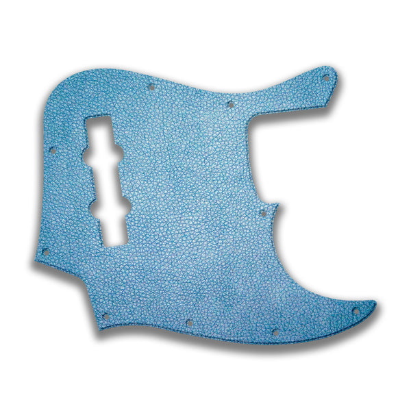 Fender Fender J Bass 4 String Deluxe Active MIM Profile Custom Pickguard Scratchplate LEATHER Design