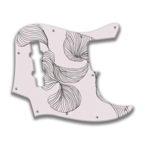 Fender Fender J Bass 4 String Deluxe Active MIM Profile Custom Pickguard Scratchplate Line Design