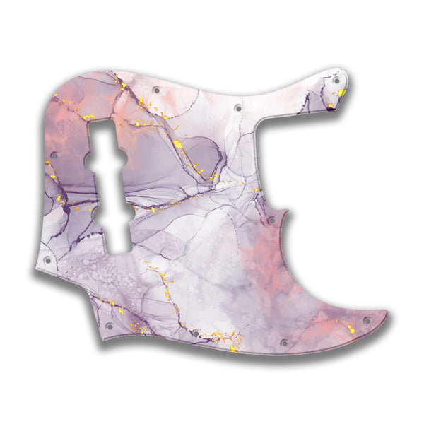 Fender Fender J Bass 4 String Deluxe Active MIM Profile Custom Pickguard Scratchplate Marble Design