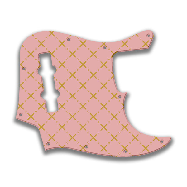 Fender Fender J Bass 4 String Deluxe Active MIM Profile Custom Pickguard Scratchplate Pattern Design