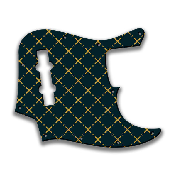 Fender Fender J Bass 4 String Deluxe Active MIM Profile Custom Pickguard Scratchplate Pattern Design