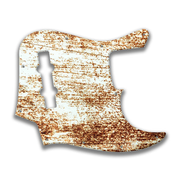 Fender Fender J Bass 4 String Deluxe Active MIM Profile Custom Pickguard Scratchplate Rust Design