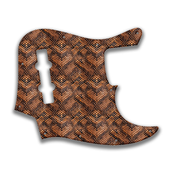 Fender Fender J Bass 4 String Deluxe Active MIM Profile Custom Pickguard Scratchplate SNAKE Design