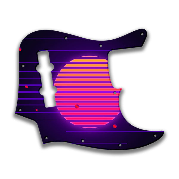 Fender Fender J Bass 4 String Deluxe Active MIM Profile Custom Pickguard Scratchplate TRON Design