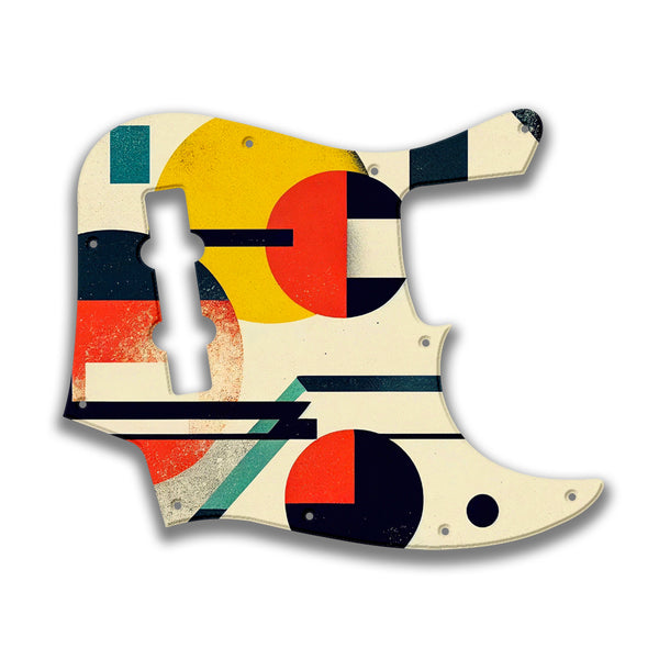 Fender Fender J Bass 4 String Standard Profile Custom Pickguard Scratchplate ABSTRACT Design