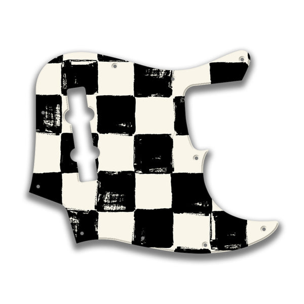 Fender Fender J Bass 4 String Standard Profile Custom Pickguard Scratchplate CHESS Design