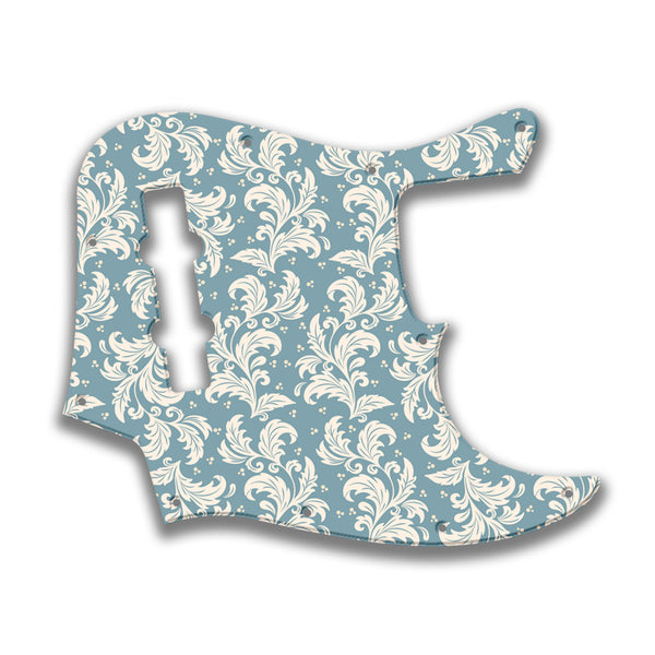 Fender Fender J Bass 4 String Standard Profile Custom Pickguard Scratchplate Floral Design