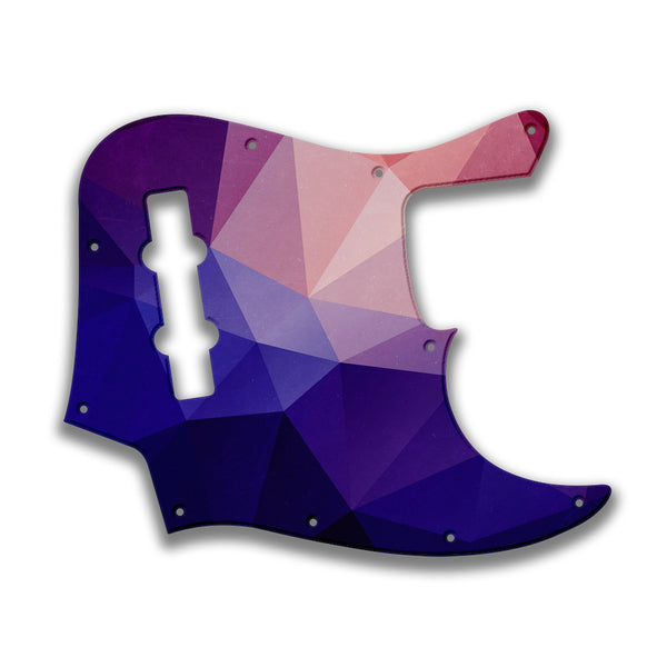 Fender Fender J Bass 4 String Standard Profile Custom Pickguard Scratchplate POLYGON Design