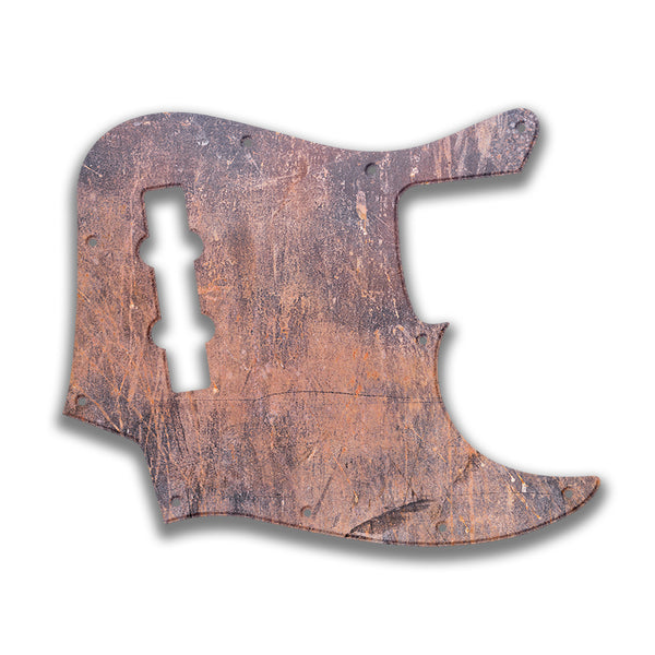 Fender Fender J Bass 4 String Standard Profile Custom Pickguard Scratchplate Rust Design