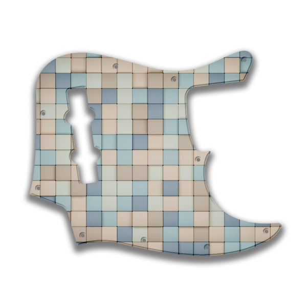 Fender Fender J Bass 4 String Standard Profile Custom Pickguard Scratchplate TILES Design