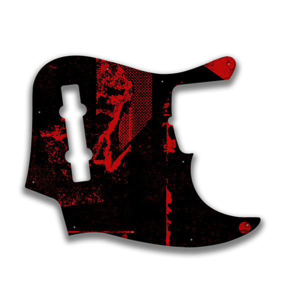 Fender Fender J Bass Deluxe 5 String (pre 2010) Profile Custom Pickguard Scratchplate ABSTRACT Design