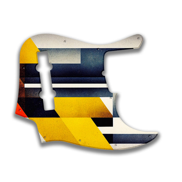 Fender Fender J Bass Deluxe 5 String (pre 2010) Profile Custom Pickguard Scratchplate ABSTRACT Design