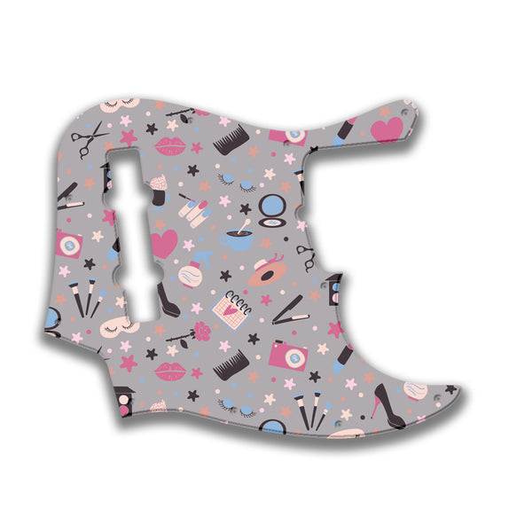 Fender Fender J Bass Deluxe 5 String (pre 2010) Profile Custom Pickguard Scratchplate GIRLY Design