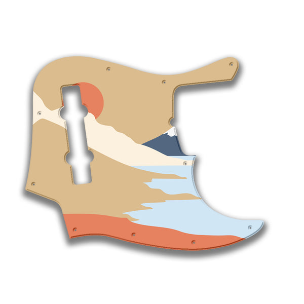 Fender Fender J Bass Deluxe 5 String (pre 2010) Profile Custom Pickguard Scratchplate MINIMAL Design