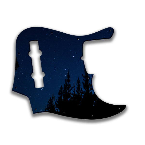 Fender Fender J Bass Deluxe 5 String (pre 2010) Profile Custom Pickguard Scratchplate NIGHT Design