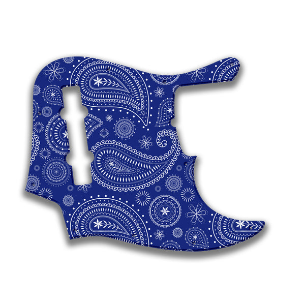 Fender Fender J Bass Deluxe 5 String (pre 2010) Profile Custom Pickguard Scratchplate Paisley Design