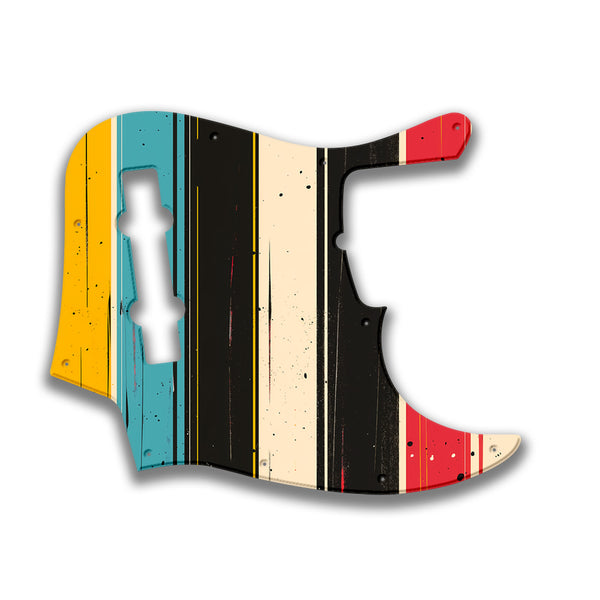 Fender Fender J Bass Deluxe 5 String (pre 2010) Profile Custom Pickguard Scratchplate RETRO Design