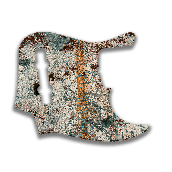 Fender Fender J Bass Deluxe 5 String (pre 2010) Profile Custom Pickguard Scratchplate Rust Design