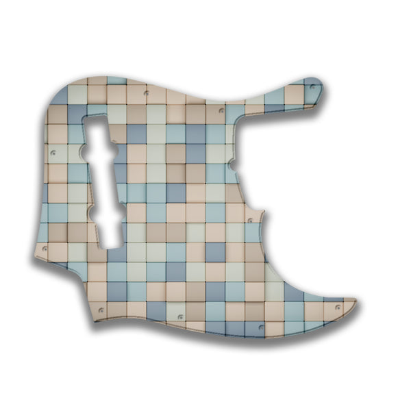 Fender Fender J Bass Deluxe 5 String (pre 2010) Profile Custom Pickguard Scratchplate TILES Design