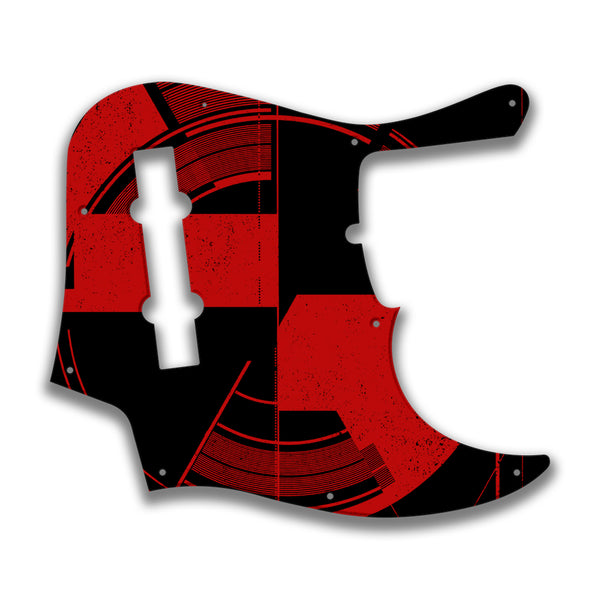 Fender Fender J Bass Deluxe 5 String (2010+) Profile Custom Pickguard Scratchplate ABSTRACT Design