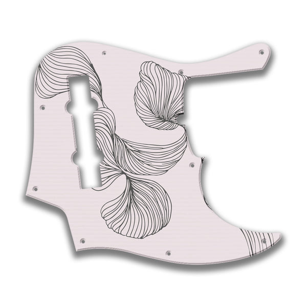 Fender Fender J Bass Deluxe 5 String (2010+) Profile Custom Pickguard Scratchplate Line Design