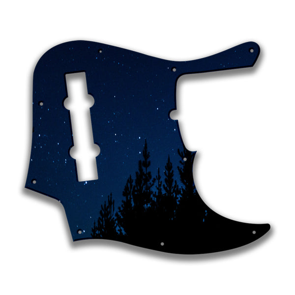 Fender Fender J Bass Deluxe 5 String (2010+) Profile Custom Pickguard Scratchplate NIGHT Design