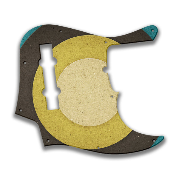 Fender Fender J Bass Deluxe 5 String (2010+) Profile Custom Pickguard Scratchplate RETRO Design