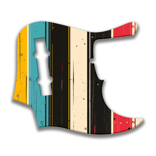 Fender Fender J Bass Deluxe 5 String (2010+) Profile Custom Pickguard Scratchplate RETRO Design