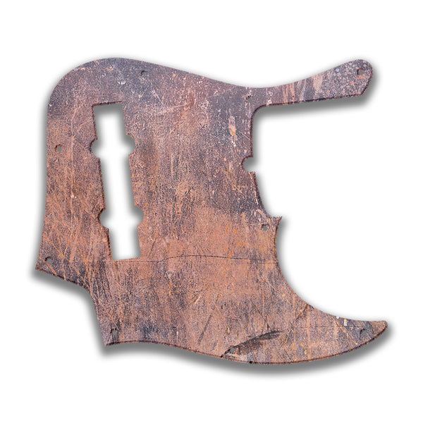 Fender Fender J Bass Deluxe 5 String (2010+) Profile Custom Pickguard Scratchplate Rust Design