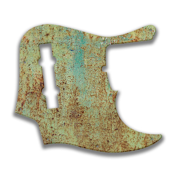 Fender Fender J Bass Deluxe 5 String (2010+) Profile Custom Pickguard Scratchplate Rust Design