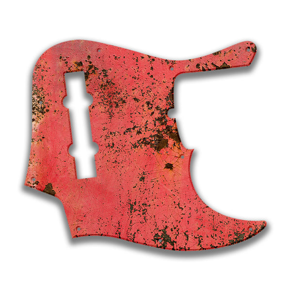 Fender Fender J Bass Deluxe 5 String (2010+) Profile Custom Pickguard Scratchplate Rust Design