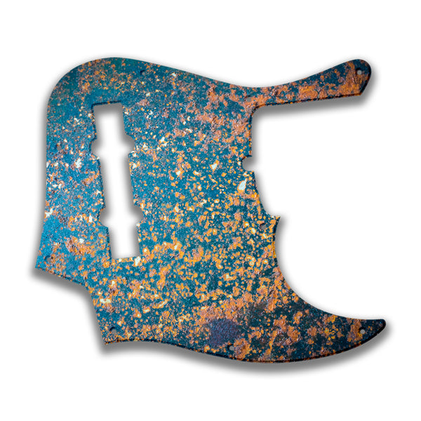 Fender Fender J Bass Deluxe 5 String (2010+) Profile Custom Pickguard Scratchplate Rust Design