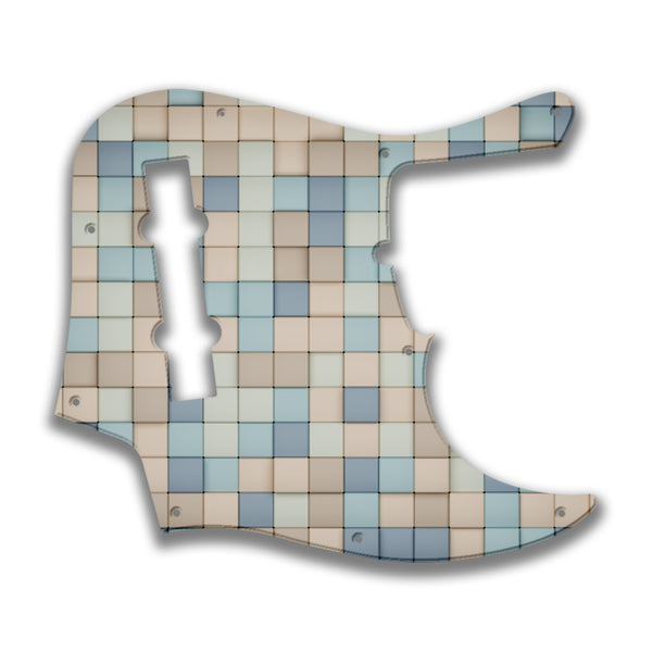 Fender Fender J Bass Deluxe 5 String (2010+) Profile Custom Pickguard Scratchplate TILES Design