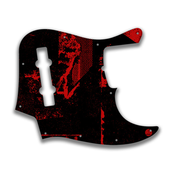 Fender Fender J Bass 5 String Deluxe Active V MIM Profile Custom Pickguard Scratchplate ABSTRACT Design